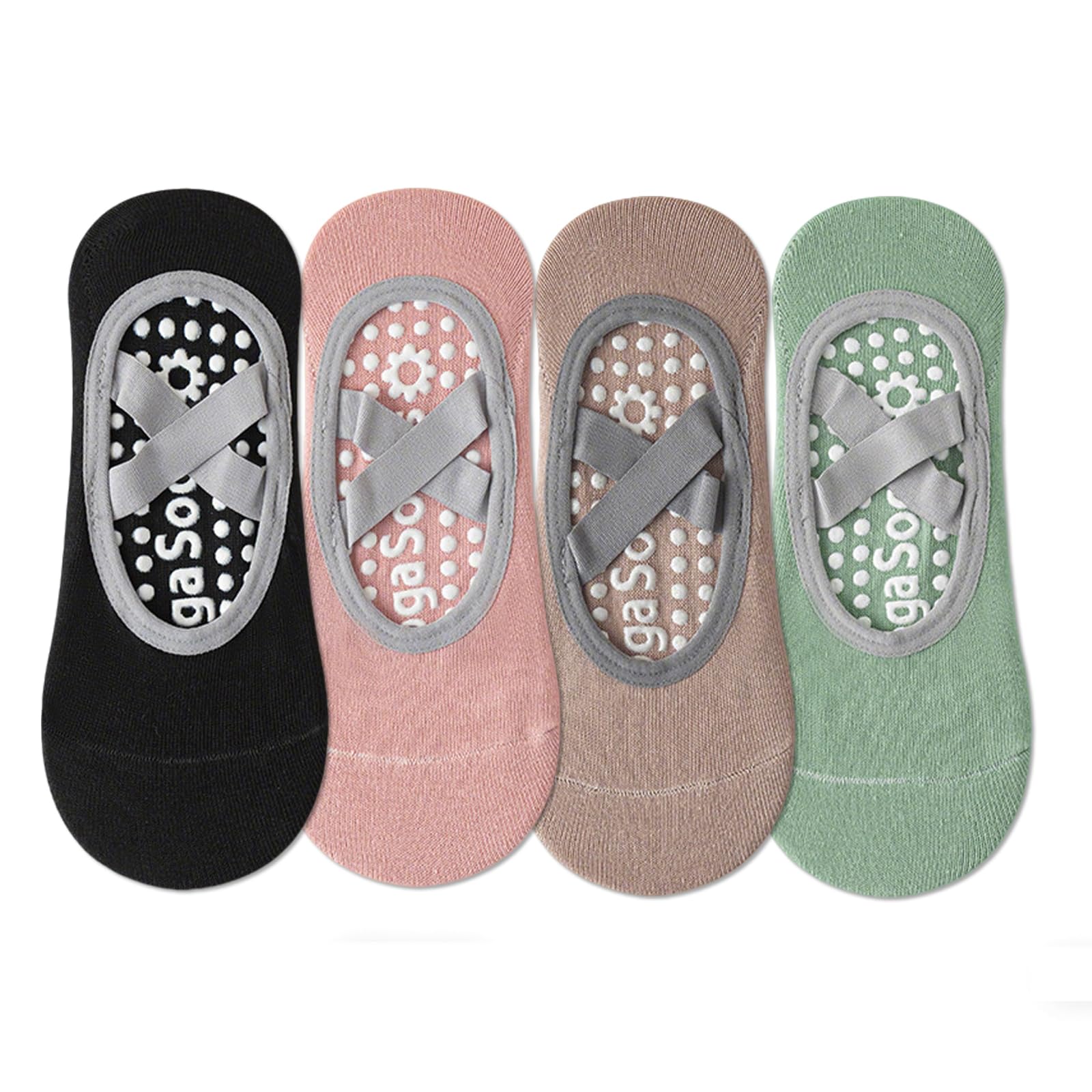 Pilates Yoga Ballet - Non Slip Open Top Pilates Yoga
