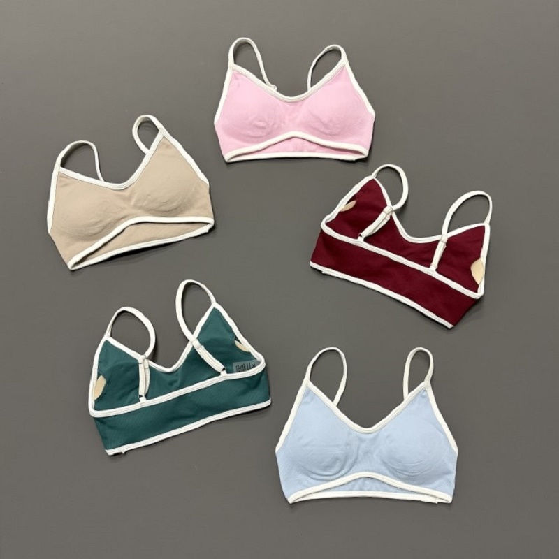 Yoga Strap Cotton - Sports Bra For Women Padded Wireless