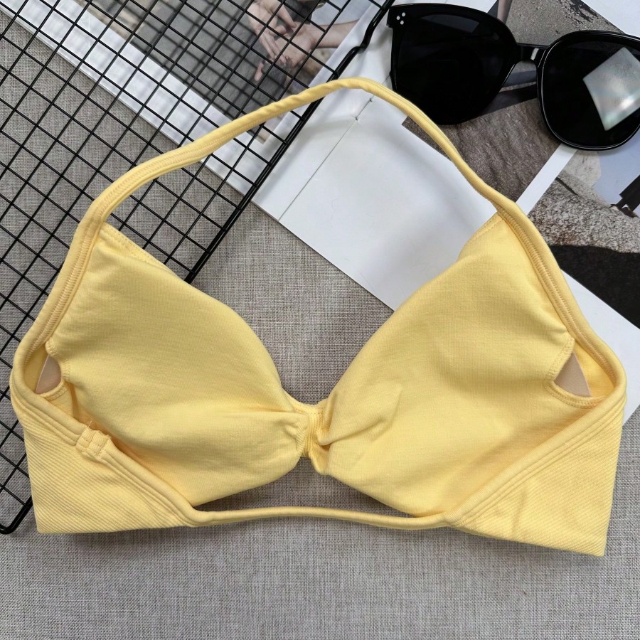 Yoga Strap Cotton - Women Elegant Backless Spaghetti Strap Camisole