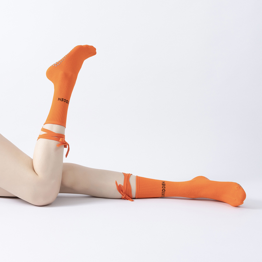 Pilates Yoga Ballet - Women Bandage Yoga Socks Cotton Non-slip