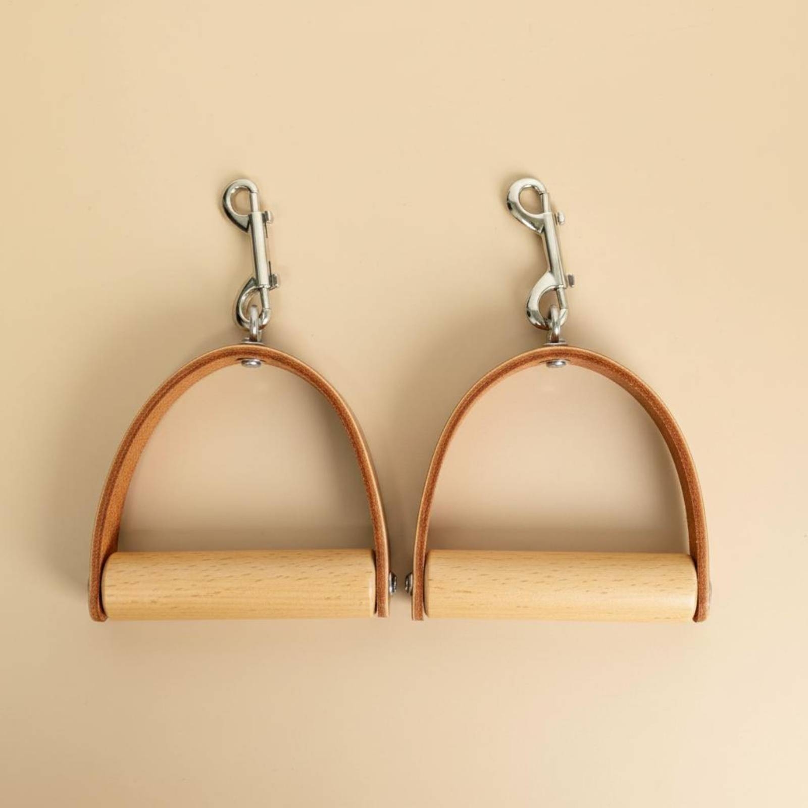 2 Pieces Leather Wood Handles  - Pilates & Yoga Studio Alineacion 리뷰 및 가격