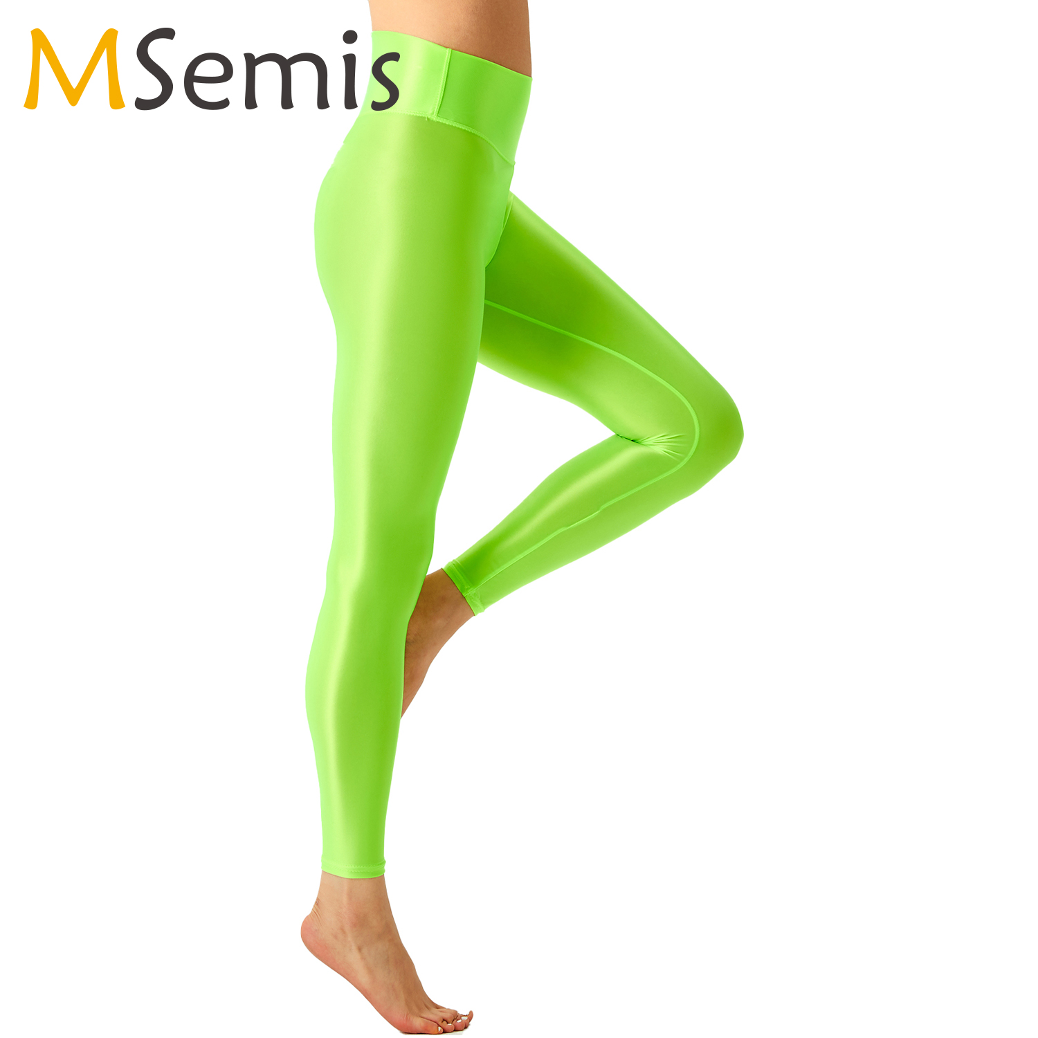 Women Glossy Ballet Leggings E - Pilates Yoga Legging 리뷰 및 가격