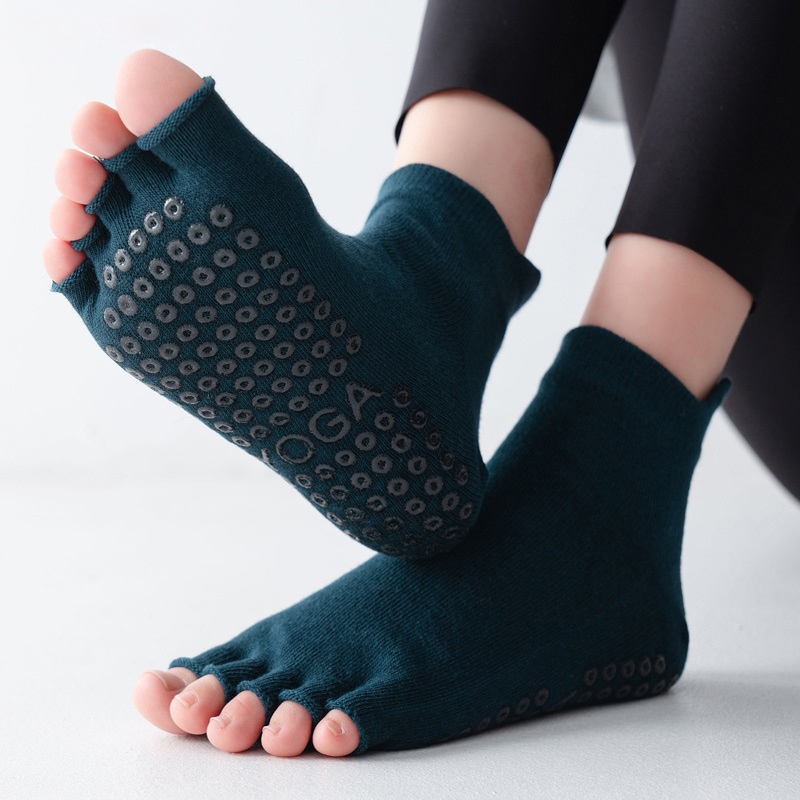 Yoga Socks Half Toe Anti-Slip  - Pilates Yoga Ballet 리뷰 및 가격