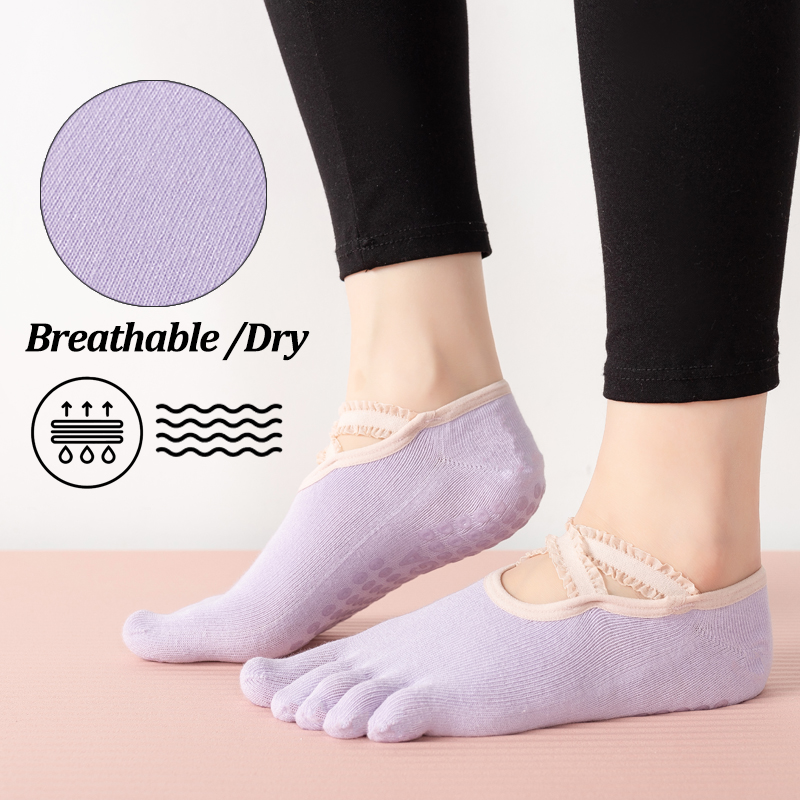 Ladies Non-Slip Pilates Socks  - Pilates Yoga Ballet 리뷰 및 가격