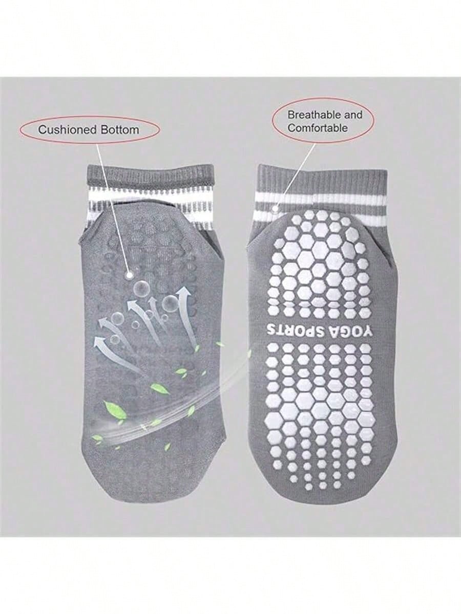 5 Pairs Women Double Stripe No - Pilates Yoga Ballet 리뷰 및 가격