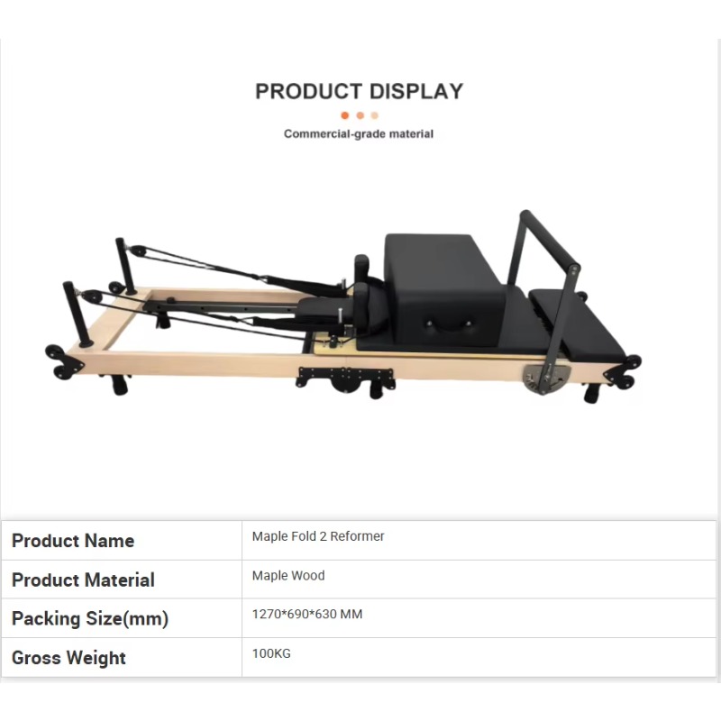 Multifunctional Foldable Maple - Pilates & Yoga Studio Alineacion 리뷰 및 가격