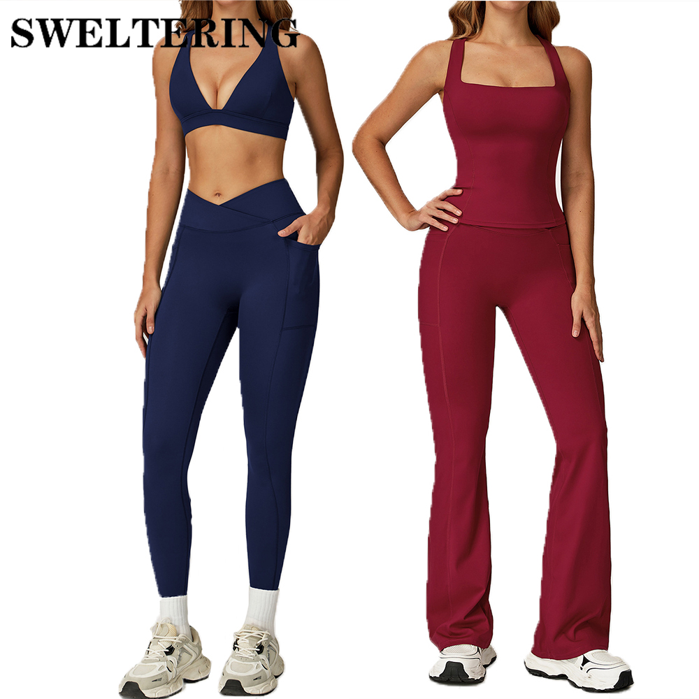 2PCS Fitness Suit Yoga Pilates - Pilates Yoga Legging 리뷰 및 가격