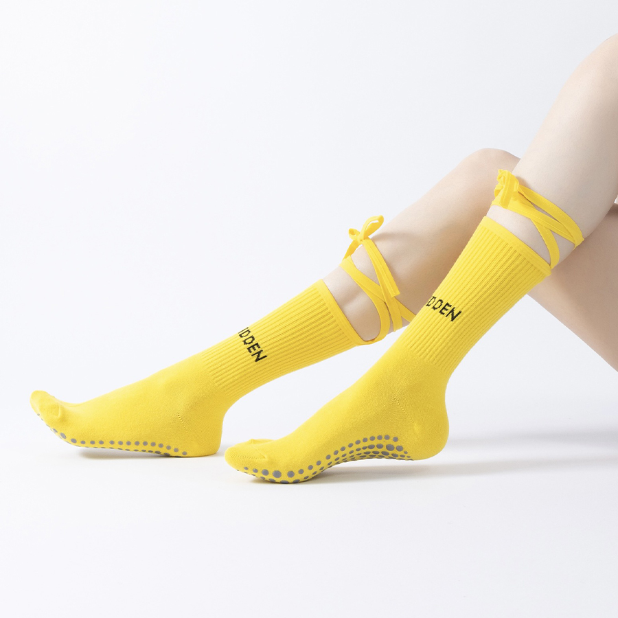 Women Bandage Yoga Socks Cotto - Pilates Yoga Ballet 리뷰 및 가격