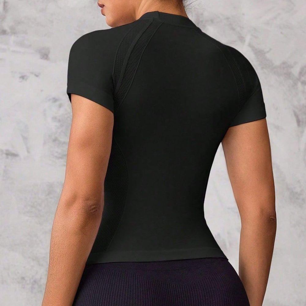 Women's short-sleeved sports t - Yoga Strap Cotton 리뷰 및 가격