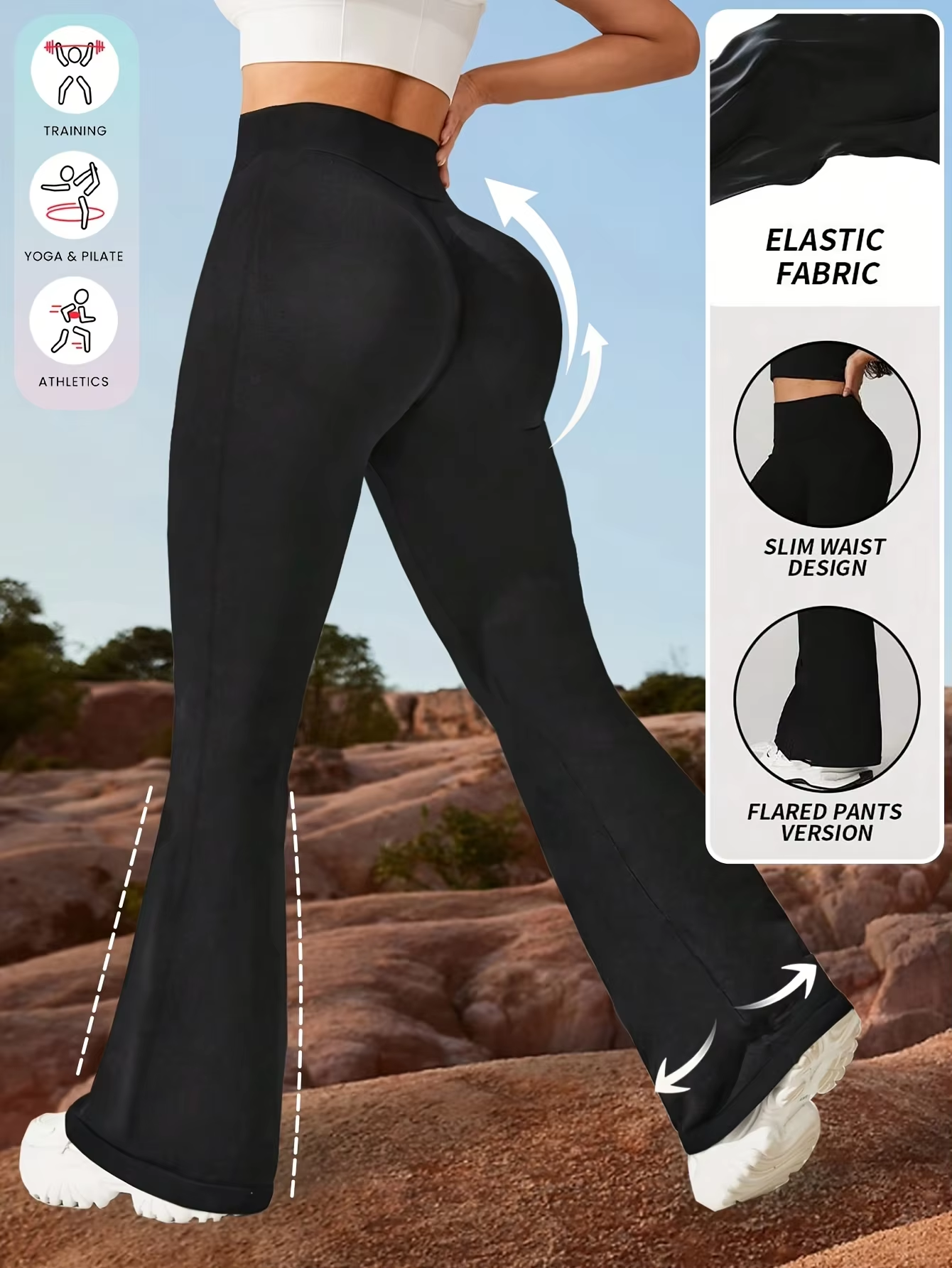 Womens Yoga Pants Flared Leggi - Pilates Yoga Legging 리뷰 및 가격